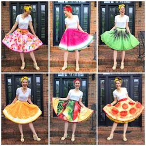 5 Fun Circle Skirts “Art Teachering” Themed Designs